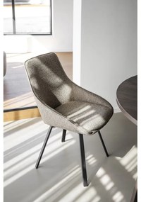 Scaune de dining bej 2 buc. Alison – Rowico