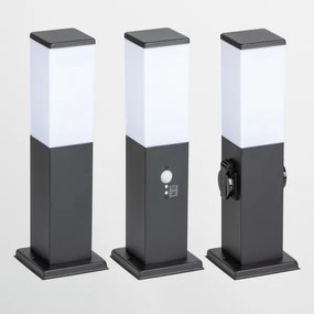 Brilagi - Lampă de exterior NOVA 1xE27/15W/230V 40 cm IP44 neagră