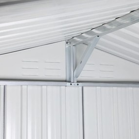 Căsuță de grădină Avenberg NORMAN 2,45 × 1,75 m, GRI/ALBĂ