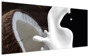 Tablou - laptele de cocos (120x50 cm), în 40 de alte dimensiuni noi