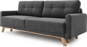 Canapea extensibilă Bobochic Paris Balio, gri închis