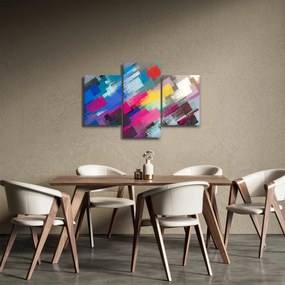 Tablou - Dungi colorate cu pensula (90x60 cm)