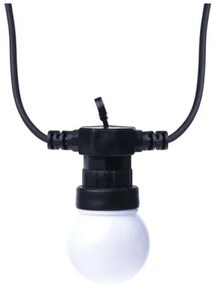 Lanț LED decorativ de exterior 10xLED/10m IP44 alb