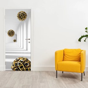 Fototapet pentru ușă - Mingi abstract (95x205cm)