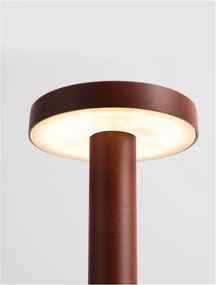 Stalp de exterior pentru terasa sau gradina, MOOD maro H-20cm