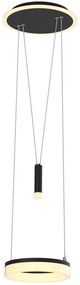 Lustră LED dimabilă pe cablu Wofi 6054-302 JESSE LED/15,5W/230V negru
