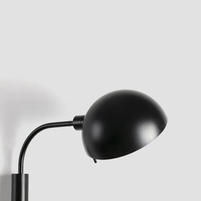 Aplica de perete metal ajustabila DOMINICA negru