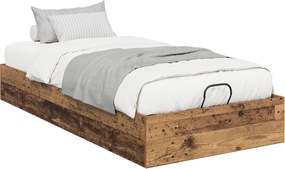 vidaXL Cadru de pat otoman Lemn vechi 75,5 x 190 cm Lemn prelucrat