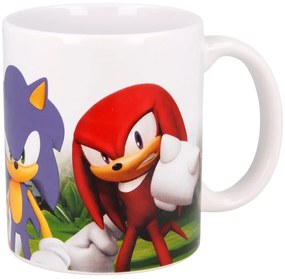 Sonic Ariciul Power Trio cană din porțelan 325 ml (11 oz) în cutie de cadou
