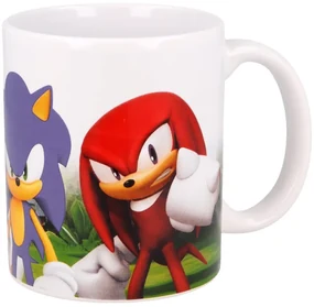Sonic Ariciul Power Trio cană din porțelan 325 ml (11 oz) în cutie de cadou