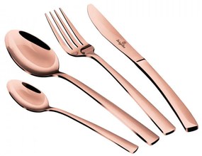 Set Tacamuri 24 piese efect oglinda Rose Gold Metallic Collection Berlinger Haus BH 2637