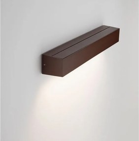 Aplica exterior corten liniara 50cm IP65 LED CCT PRISMATIC