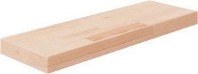 vidaXL Poliță, 60x20x4 cm, lemn masiv de stejar netratat