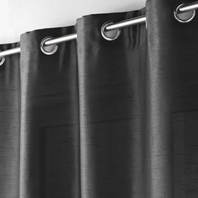 Draperie gri închis din microsatin 140x240 cm Shana – douceur d'intérieur