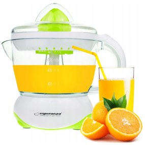 Storcator electric pentru citrice Esperanza EKJ001G, 25W, 700 ml, Rotatie automata, Аlb/Verde