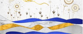 Tablou - Munții aurii (120x50 cm)