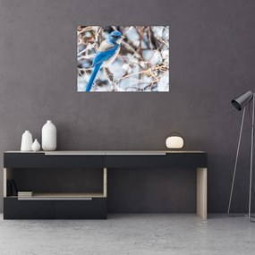 Tablou - Pasare de iarnă (70x50 cm)