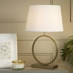 Searchlight EU93102WH - Lampă de masă ELEGANT 1xE27/60W/230V albă