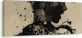 Tablou - Femeie de jazz (120x50 cm)