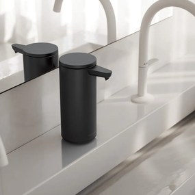 Dozator de săpun lichid negru automat din oțel 266 ml – simplehuman