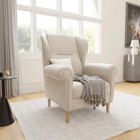 Fotoliu bej wing Swan – Ropez