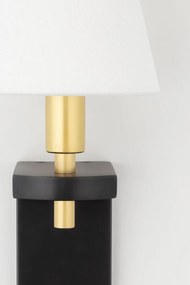 Aplica de perete design clasic DOOLEY bronz antichizat si negru