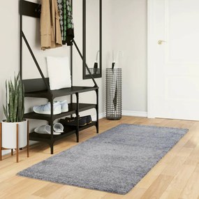 vidaXL Covor pufos &quot;PAMPLONA&quot; cu fire înalte albastru modern 80x200 cm