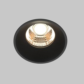 Spot LED incastrabil design tehnic Round D-9,6cm negru