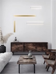 Aplica LED pentru baie cu protectie IP44 SELINE alba L-90cm