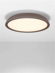 Lustra LED aplicata stil modern FELICIA maro 60cm