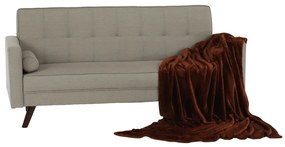 Canapea extensibilă, material gri-maro taupe, OTISA