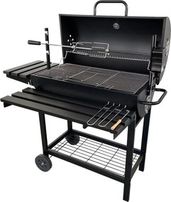 Grătar multifuncțional cu afumătoare + rotisor electric KRISTEN