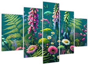 Tablou - Flori de câmp (150x105 cm)