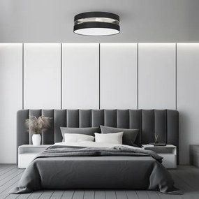 Plafonieră ULTIMO 3xE27/60W/230V neagră