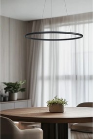 Lustra circulara LED APUS 80 negru