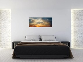 Tablou cu apus de soare (120x50 cm)