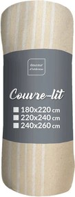 Cuvertură bej 220x240 cm Adele – douceur d'intérieur