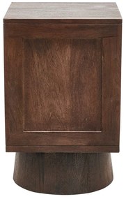 Noptieră maro închis din lemn de mango Crumble – WOOOD