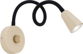 Aplica de perete flexibila cu spot GU10 DOTTY khaki