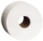 Hârtie igienică 2 straturi 19 cm 145 m - 12 role, albă