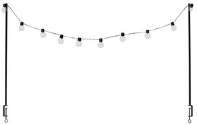 Ghirlandă luminoasă număr becuri 10 buc. solară lungime 220 cm – Esschert Design