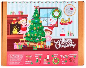KIT CREATIE 6-IN-1 CRACIUN FERICIT - JACK IN THE BOX (JK10059)