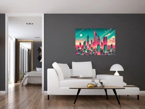 Tablou – Metropolă în stil pop-art (90x60 cm)