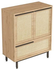 Dulap pentru pantofi Onnie 8 (Nuc + Stejar) . 1102419