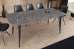 Masa dining design modern Milano antracit 160x85cm