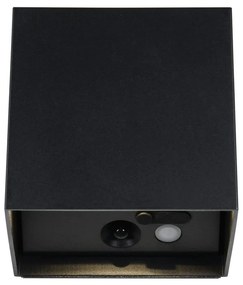 Corp de iluminat pentru exterior LED de perete cu senzor de mișcare cu USB (înălțime 10 cm) Genie – Trio