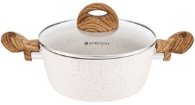 Oala cu capac 20cm, 2.2L, invelis Pfluon Cookmark™, Nature