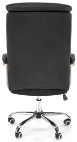 Scaun de birou Helder piele ecologica negru H120 cm