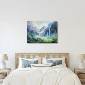 Tablou - Valea cascadelor (70x50 cm)