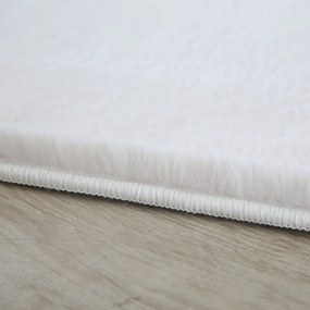 Covor crem lavabil rotund ø 160 cm Pouffy – Ayyildiz Carpets